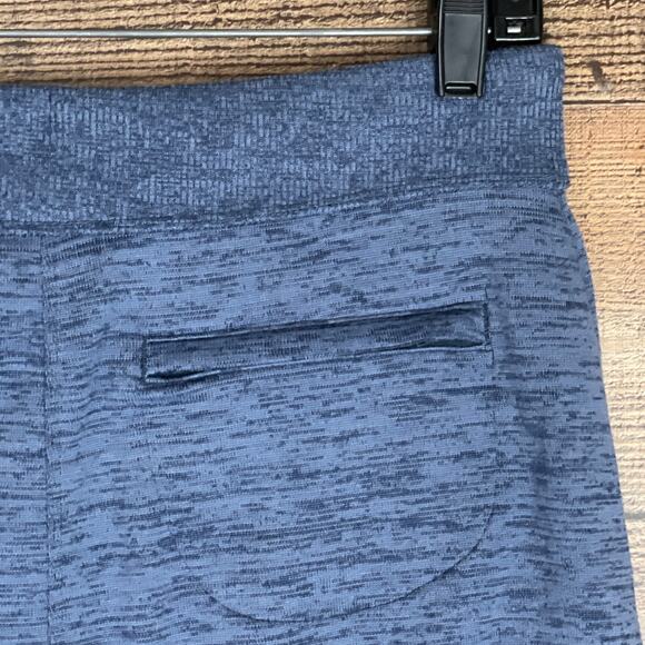 Athleta Downplay Knit Drawstring Waist Mini Skirt Heather Blue Size Small - Picture 5 of 10